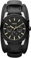 Correa de reloj Fossil JR1394 Cuero Negro 20mm